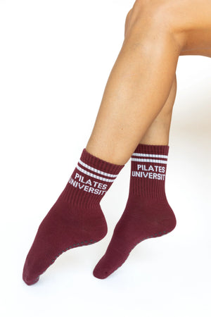 chaussettes antidérapantes grip socks pilates yoga university bordeaux wine