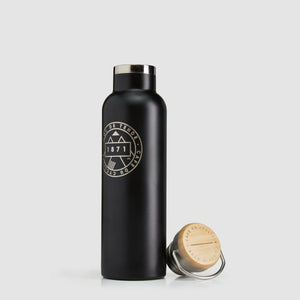 Insulated khaki cycling water bottle