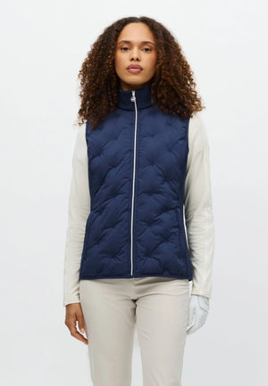 VESTE GILET SANS MANCHES SLEEVELESS ROHNISCH ROHNISCH GOLF NAVY BLUE BLEU