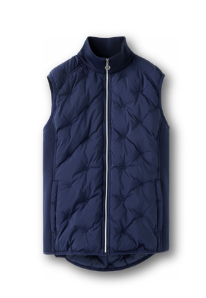 VESTE GILET SANS MANCHES SLEEVELESS ROHNISCH ROHNISCH GOLF NAVY BLUE BLEU