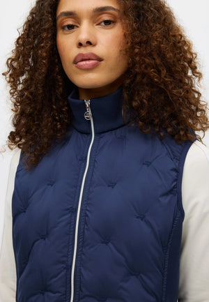 VESTE GILET SANS MANCHES SLEEVELESS ROHNISCH ROHNISCH GOLF NAVY BLUE BLEU