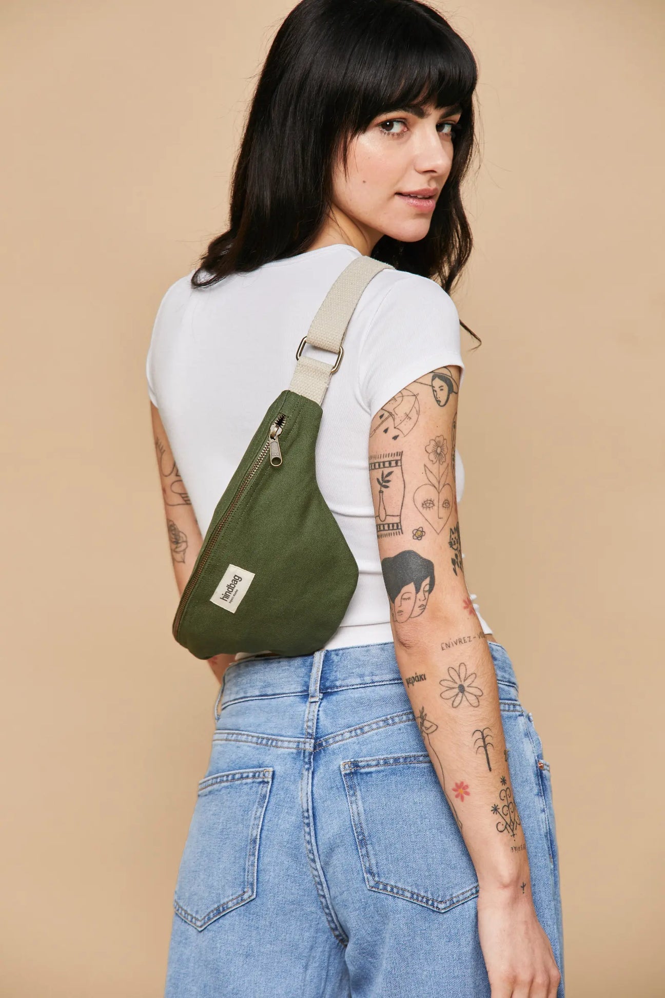 banane sac Olivia olive Hindbag