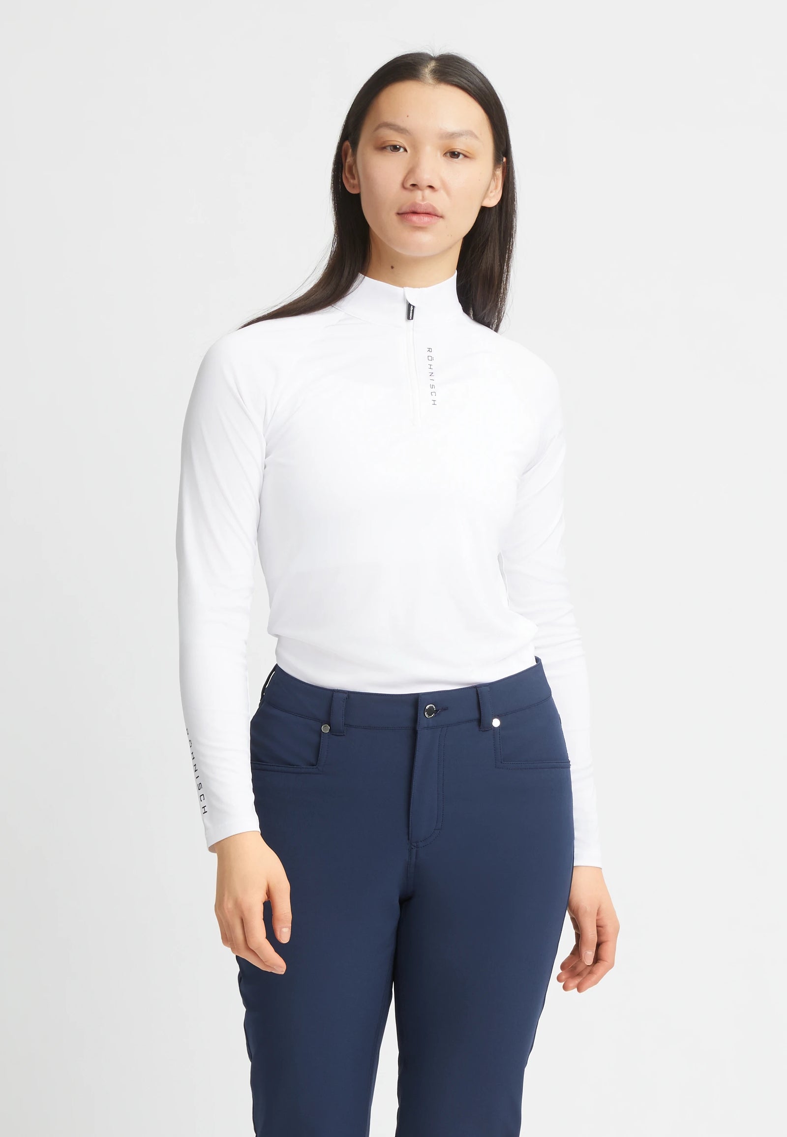 t-shirt addy longsleeves manches longues white blanc golf uv Röhnisch