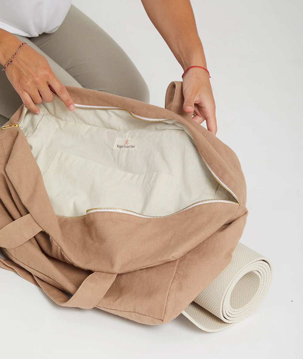 sac tapis yoga searcher marga beige