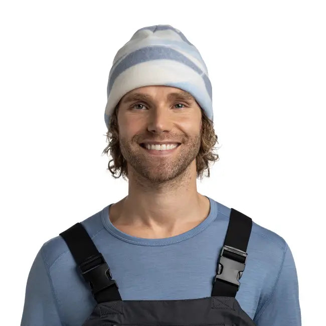 bonnet hat beanie polaire polar buff aguar blue