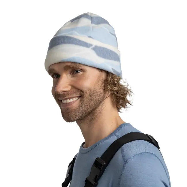 bonnet hat beanie polaire polar buff aguar blue