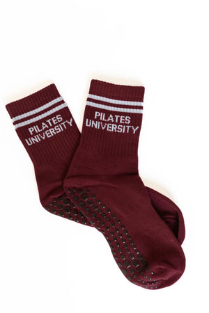 chaussettes antidérapantes grip socks pilates yoga university bordeaux wine