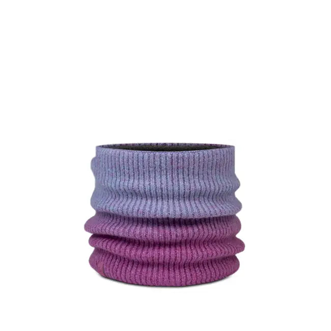 tour de cou neckwarmer buff laine wool polaire polar marin orchid