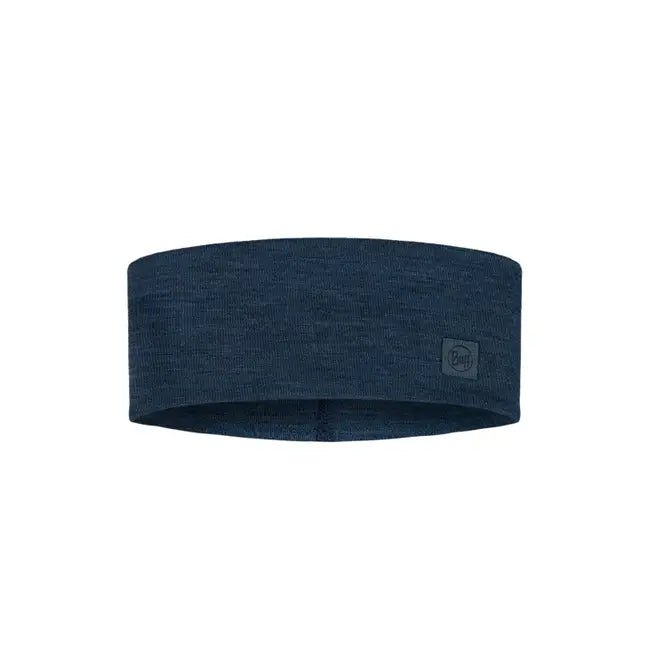 bandeau headband buff laine wool merino merinos solid night blue