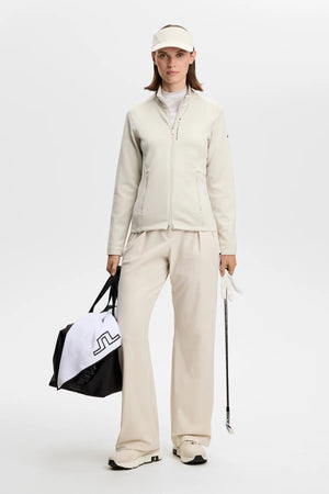 lindeberg j.lindeberg golf veste jacket mid layer full zip beige selena