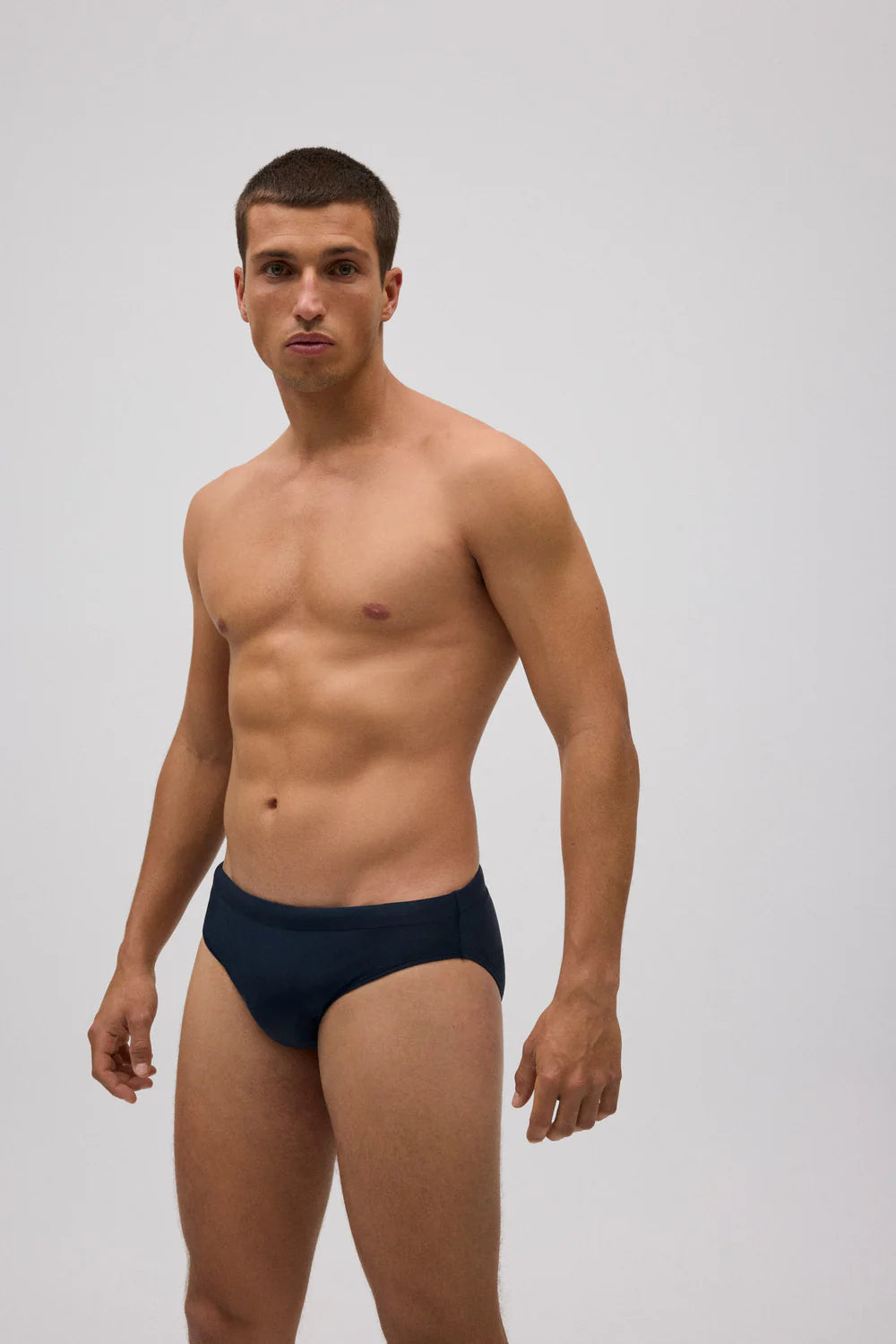 slip de bain homme men swimming natation brief swim navy bleu marine Isabel mora maillot