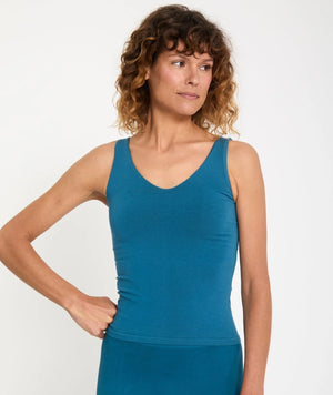 top debardeur bija yoga searcher brassiere integrée ink bleu
