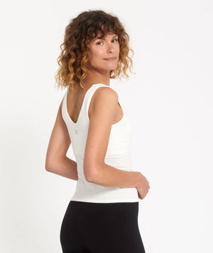 top debardeur bija yoga searcher brassiere integrée blanc white