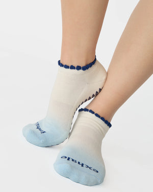 chaussettes antidérapantes grip yoga pilates socks pointe studio