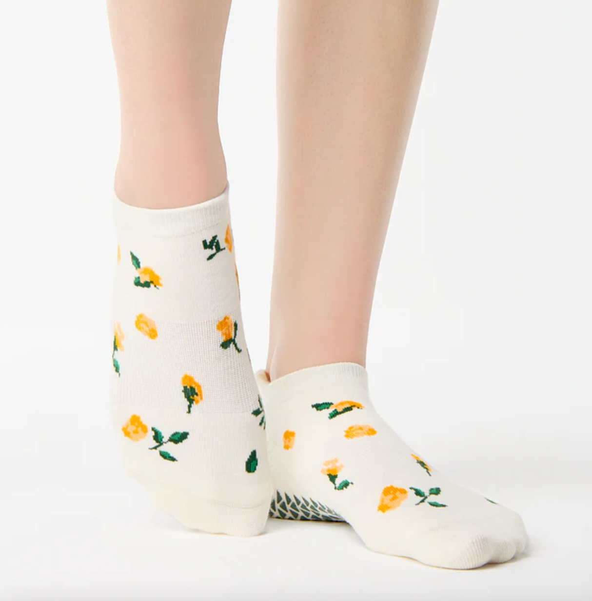 chaussettes anti dérapantes antidérapantes grip pilates socks pointe studio yoga