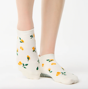 chaussettes anti dérapantes antidérapantes grip pilates socks pointe studio yoga