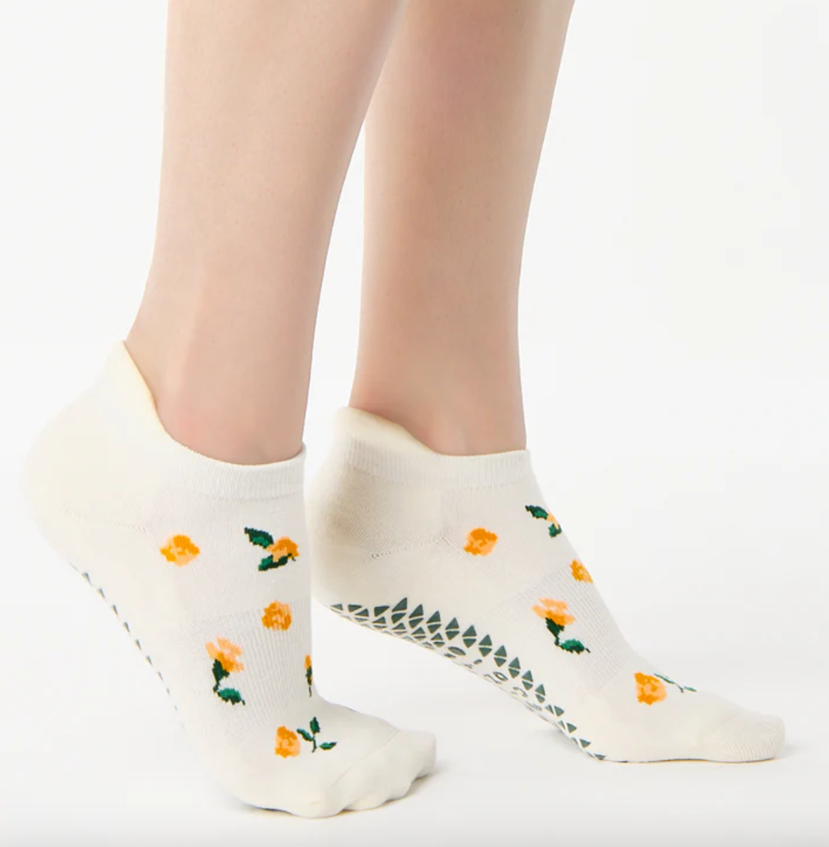 chaussettes anti dérapantes antidérapantes grip pilates socks pointe studio yoga