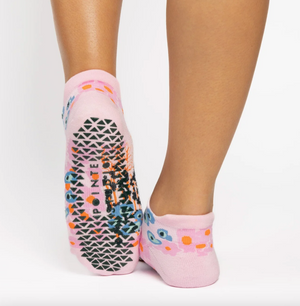 chaussettes anti dérapantes antidérapantes grip pilates socks pointe studio yoga