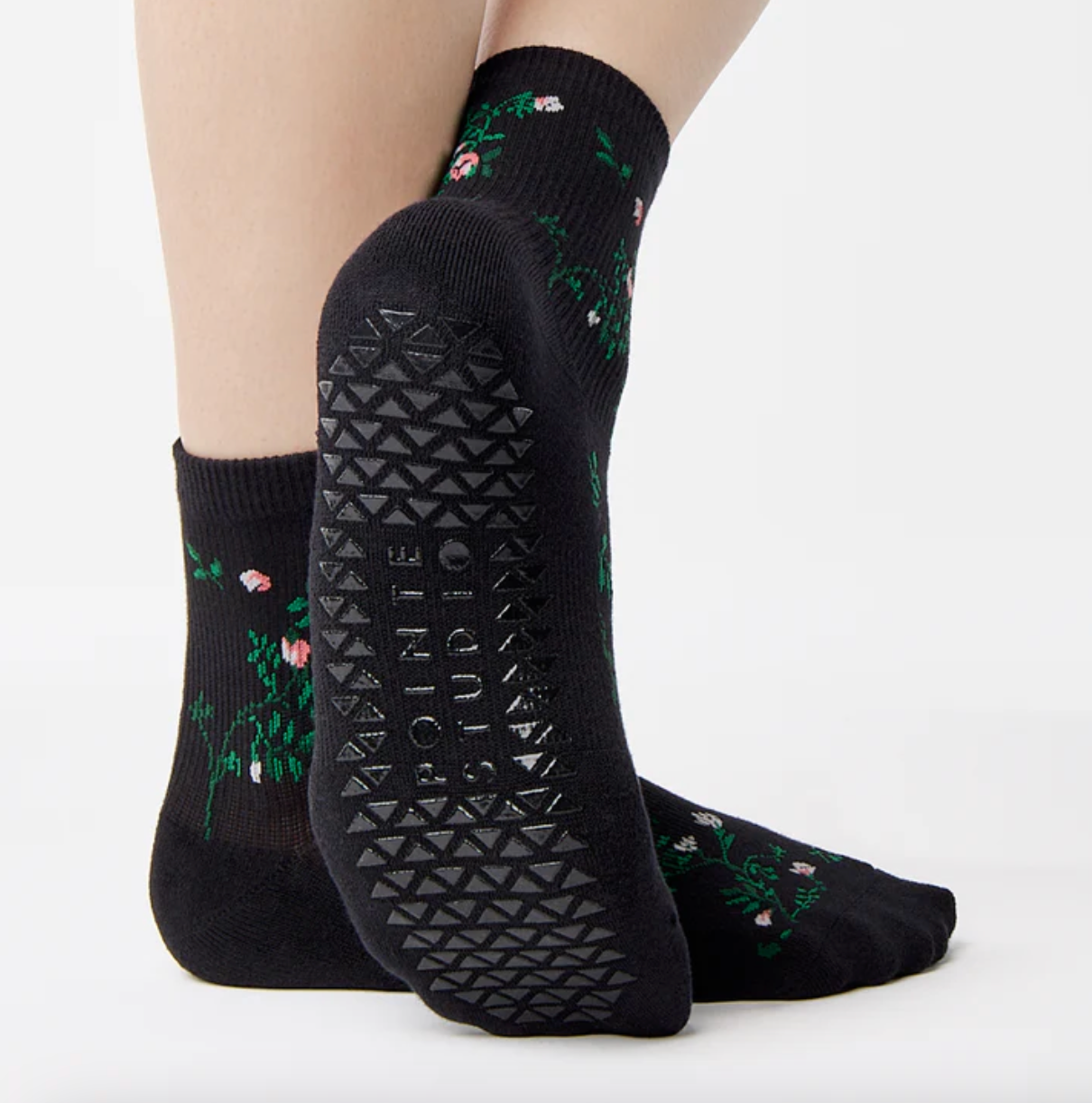 chaussettes anti dérapantes antidérapantes grip pilates socks pointe studio yoga