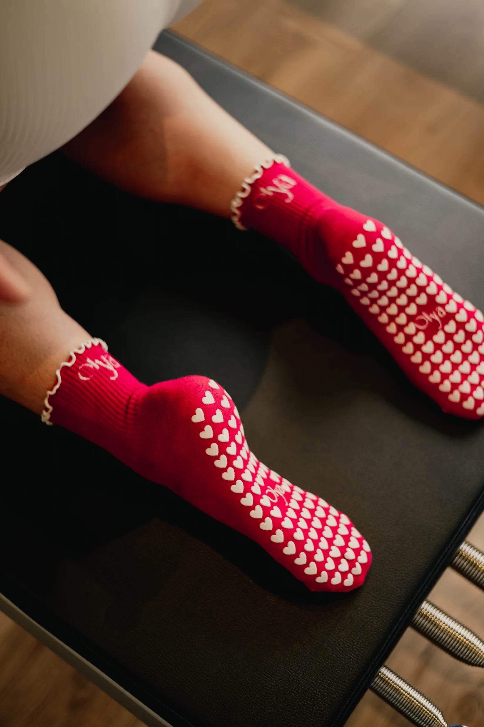 chaussettes antidérapantes yoga pilates grip socks olya