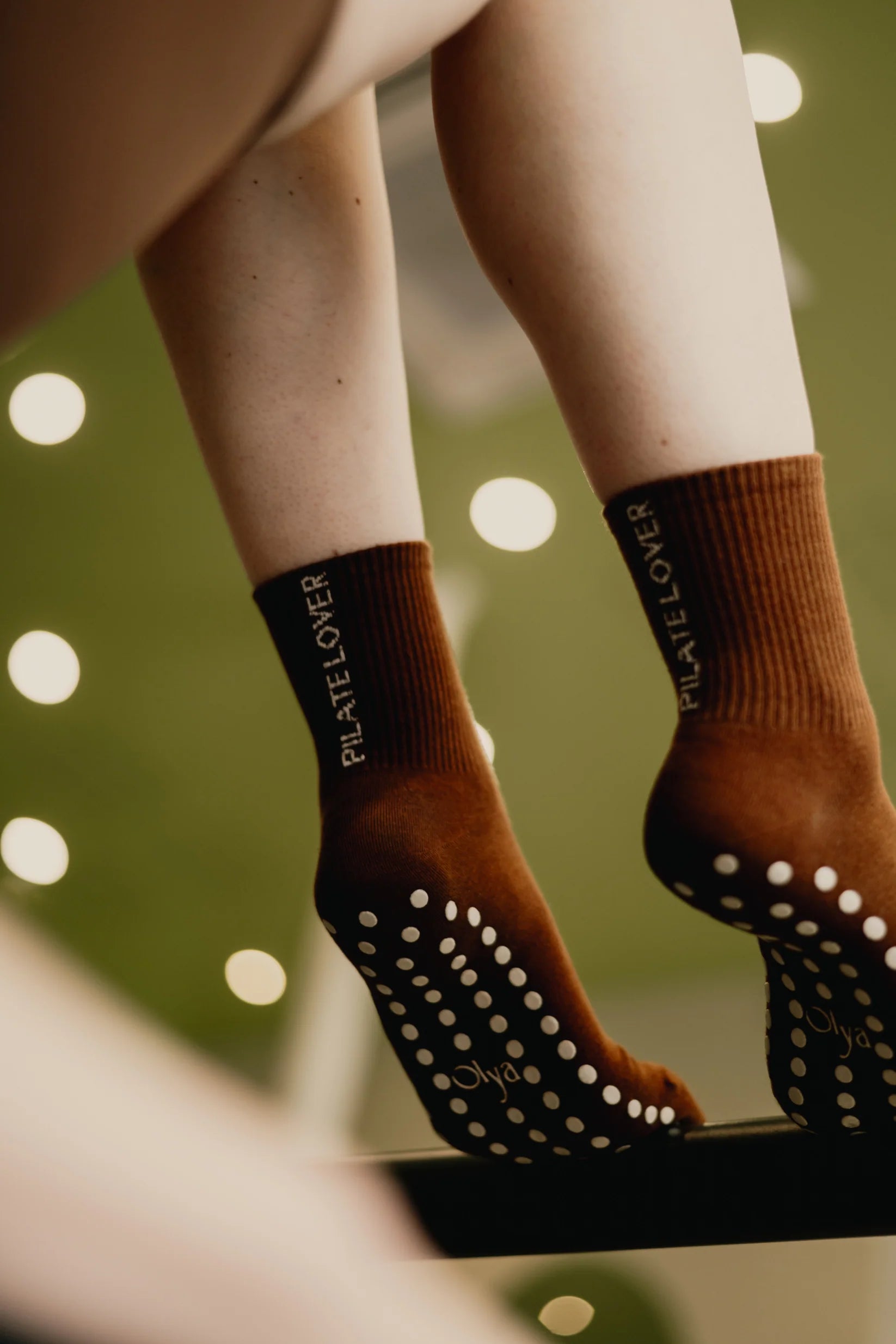 chaussettes antidérapantes olya grip socks pilates yoga olya