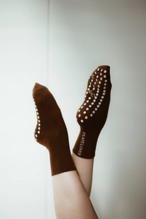 chaussettes antidérapantes olya grip socks pilates yoga olya