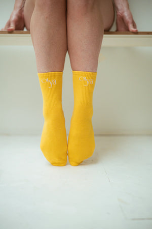 chaussettes antidérapantes olya grip socks pilates yoga olya