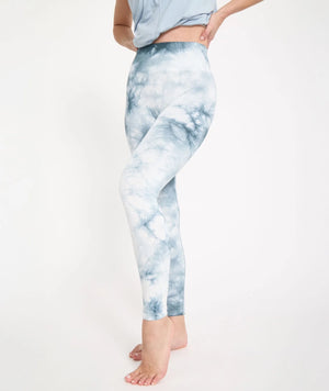 legging bambou bamboo yoga searcher Genji orage bleu blue