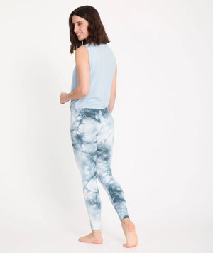 legging bambou bamboo yoga searcher Genji orage bleu blue