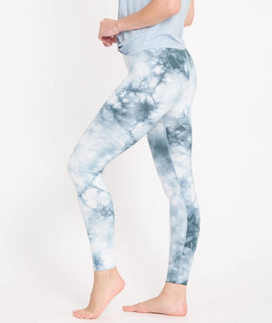 legging bambou bamboo yoga searcher Genji orage bleu blue