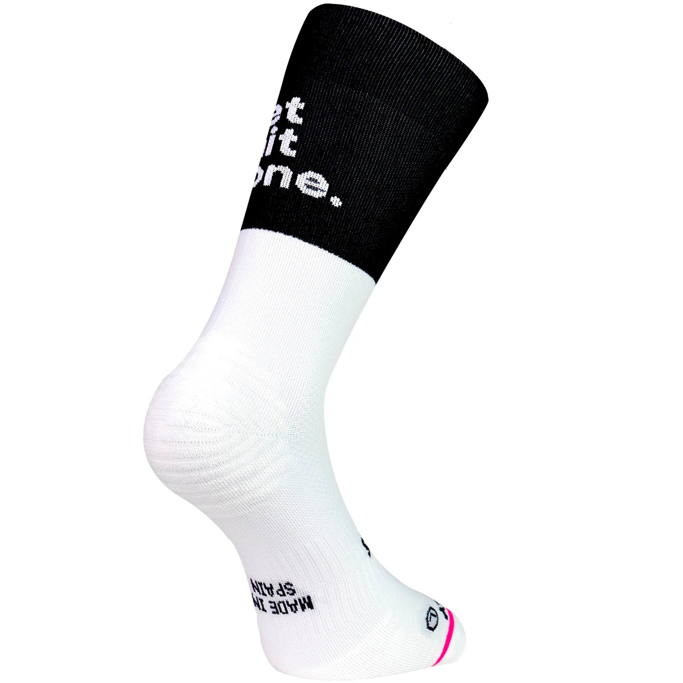 chaussettes socks running run course get shit done Sporcks noir blanc