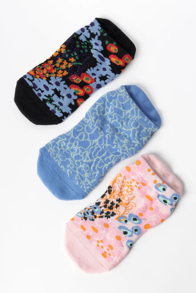 pack chaussettes antidérapantes yoga pilates pointe studio