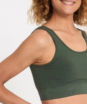 brassière bambou bamboo yoga searcher hadu thyme vert
