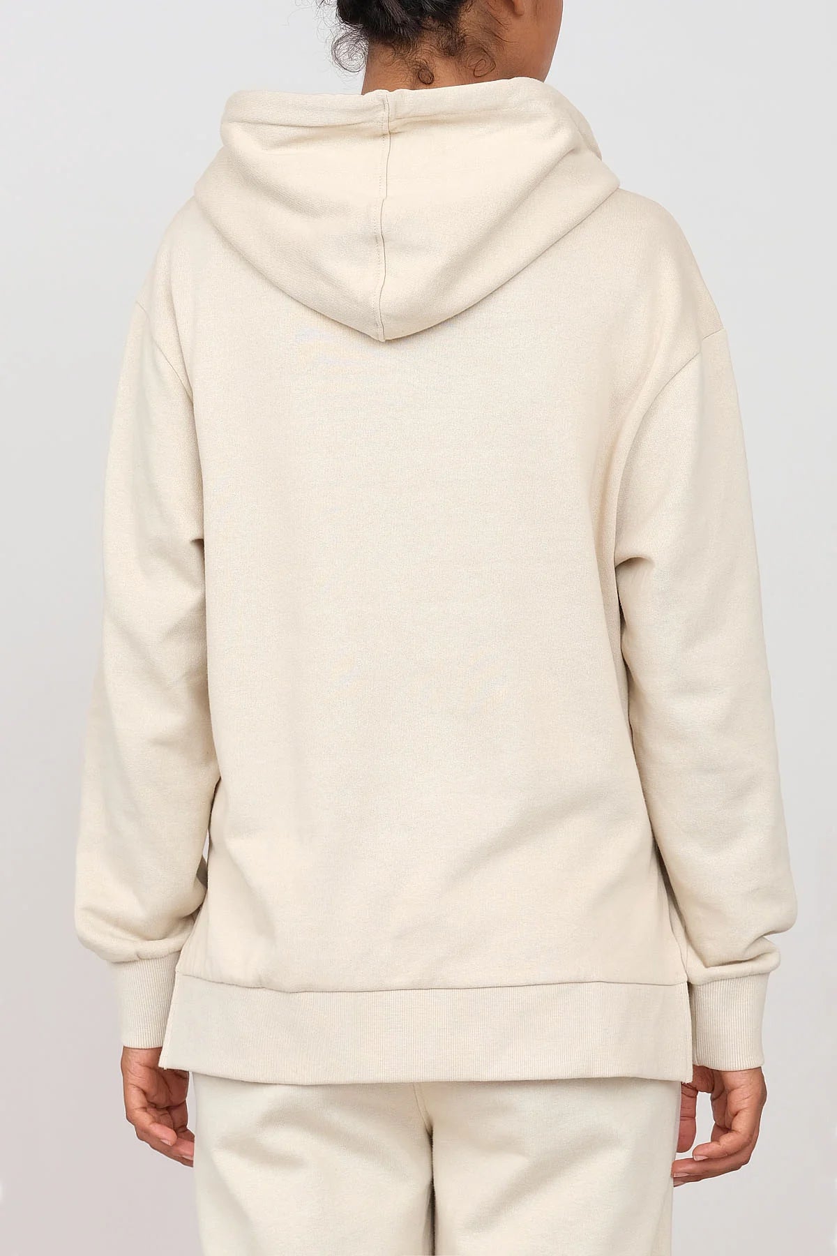 sweatshirt hoodie capuche own off with nature beige
