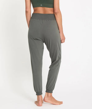 pantalon pant yoga searcher morjim coton cotton thyme vert