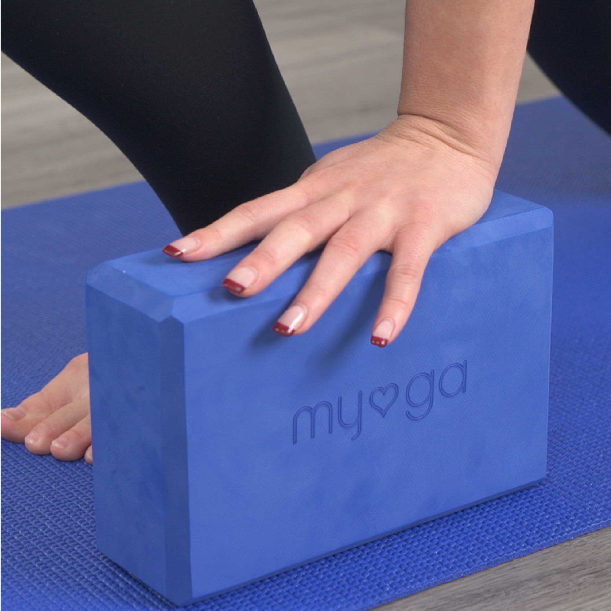 brique yoga block mousse