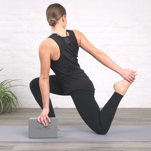 brique yoga block mousse