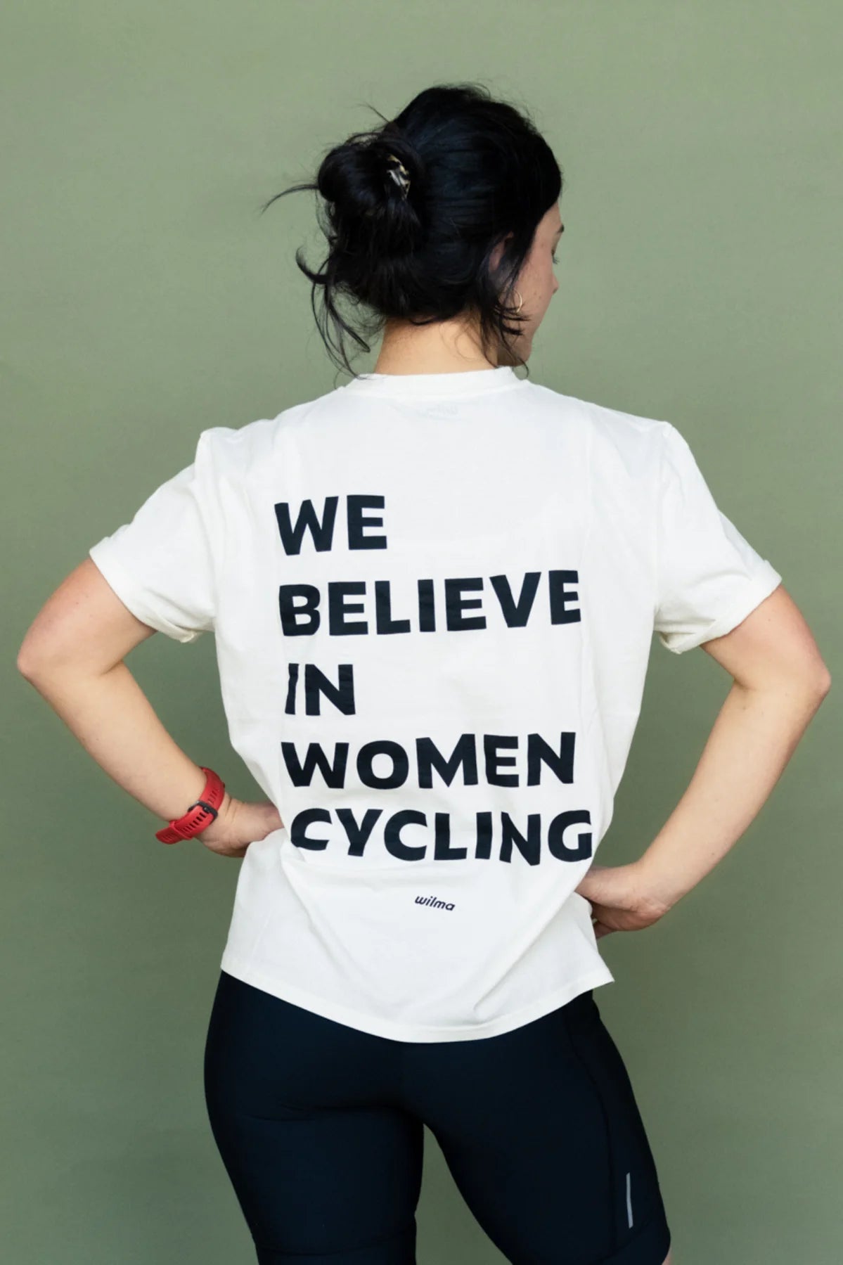 t-shirt wilma we believe in women cycling