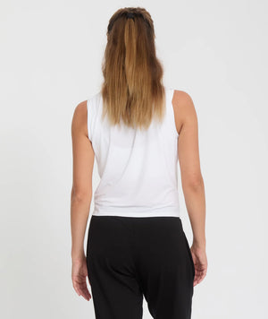 débardeur top twisted yoga searcher blanc
