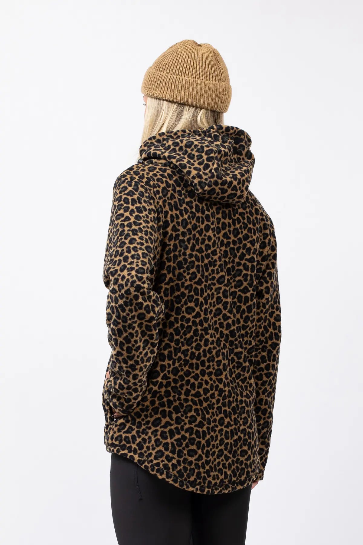 veste polaire polar techlight ziphood leopard Eivy