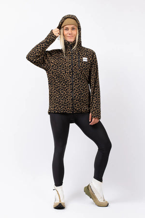 veste polaire polar techlight ziphood leopard Eivy