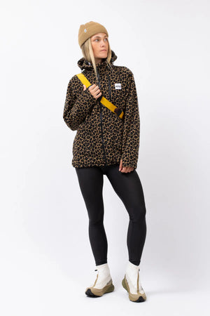 veste polaire polar techlight ziphood leopard Eivy