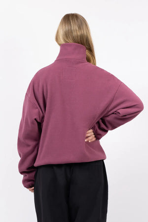 sweatshirt ball fleece polar polaire violet purple eivy