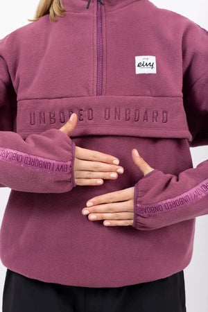 sweatshirt ball fleece polar polaire violet purple eivy