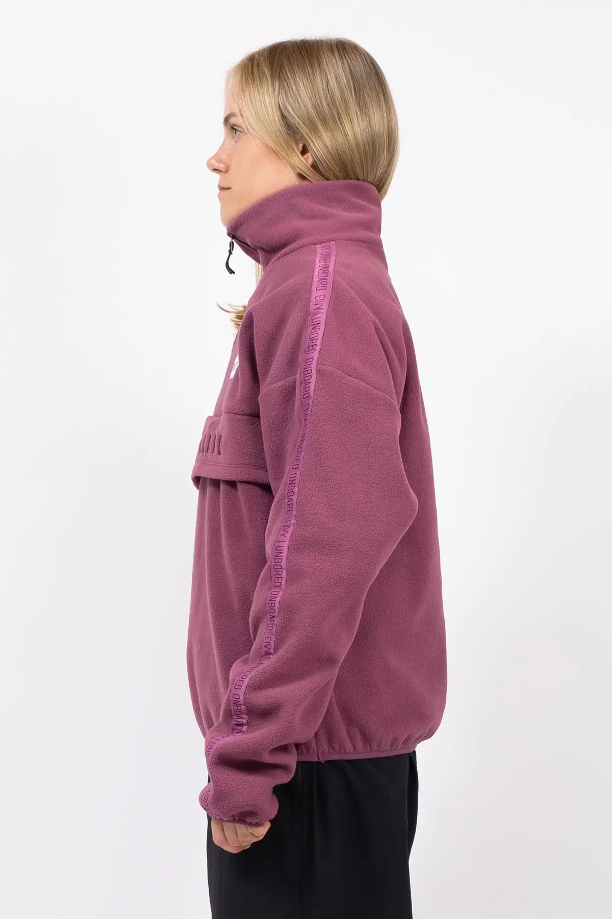 sweatshirt ball fleece polar polaire violet purple eivy