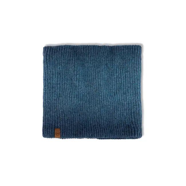 tour de cou neckwarmer polaire laine wool buff marin denim