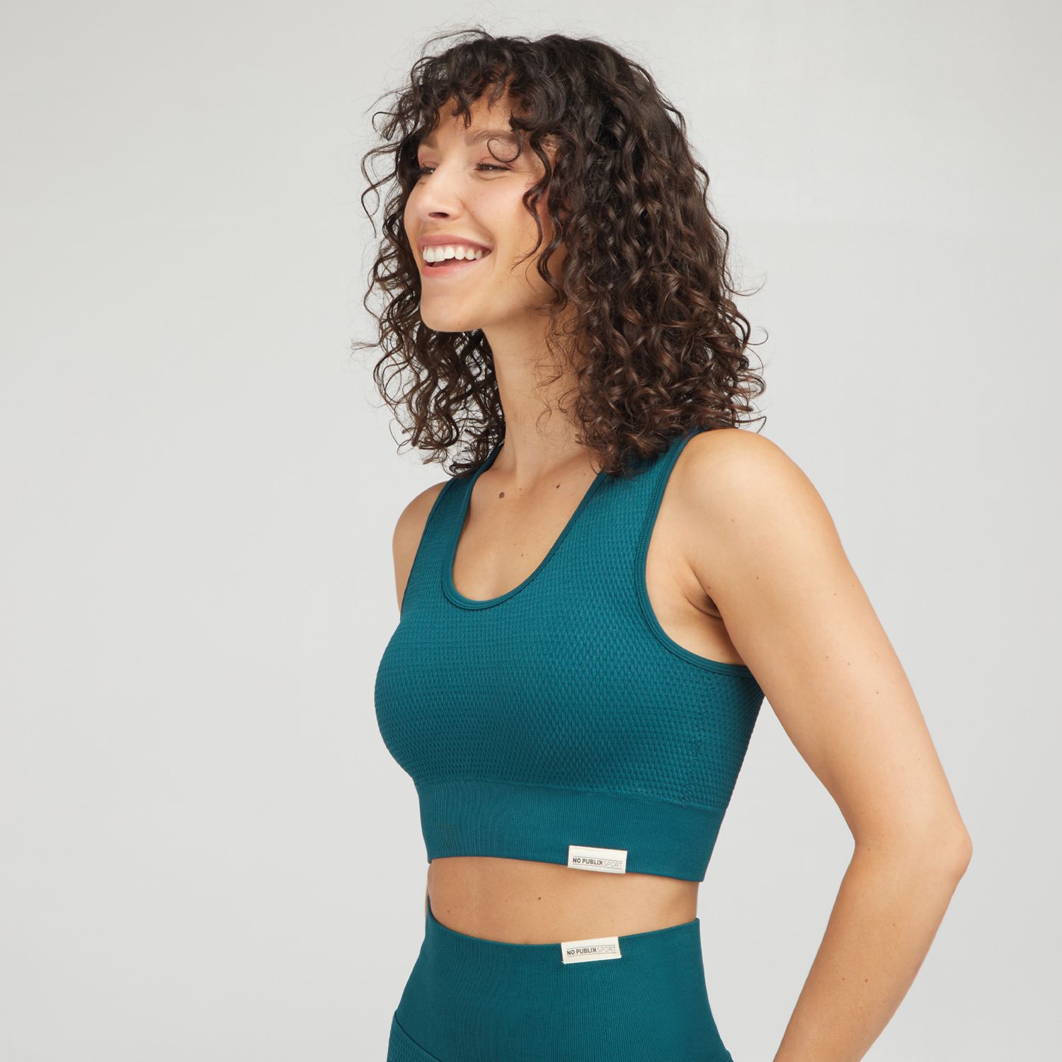 brassiere yoga pilates no publik iris vert