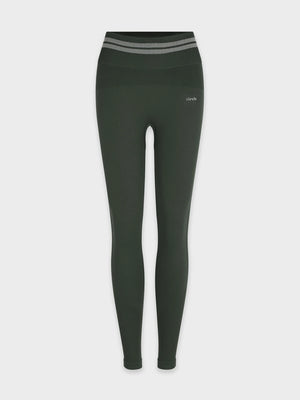 legging circle sportswear seamless keep the flow kaki moss 