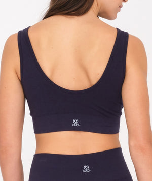 BRASSIÈRE YOGA SEARCHER BAMBOU BAMBOO HADU BLEU