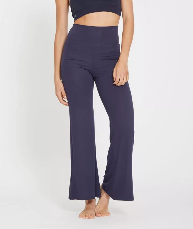 yoga searcher pantalon pant Jaipur bambou bamboo bleu